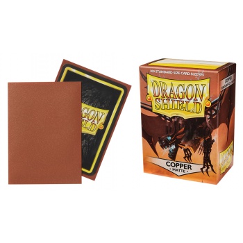 Dragon Shield Standard Matte Sleeves - Copper ‘Draco Primus’ (100 Sleeves)