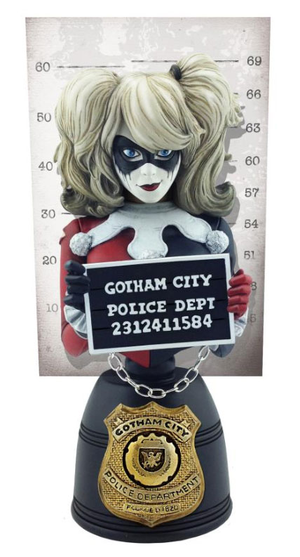 DC Comics Mugshot Bust Harley Quinn 19 cm