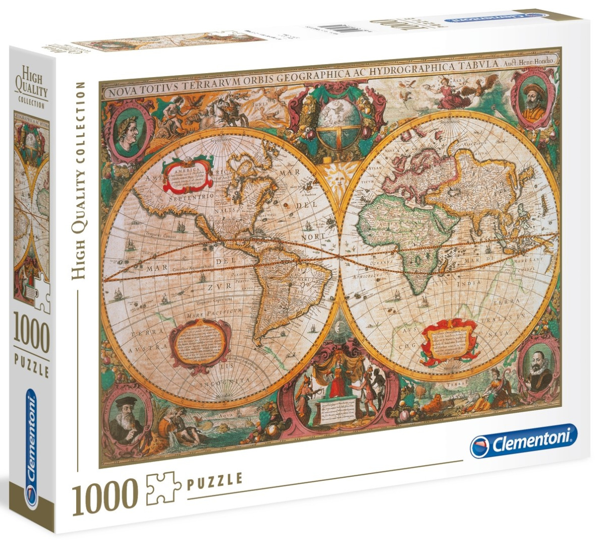 Clementoni Puzzle - Mappa antica Old Map (1000 peças)