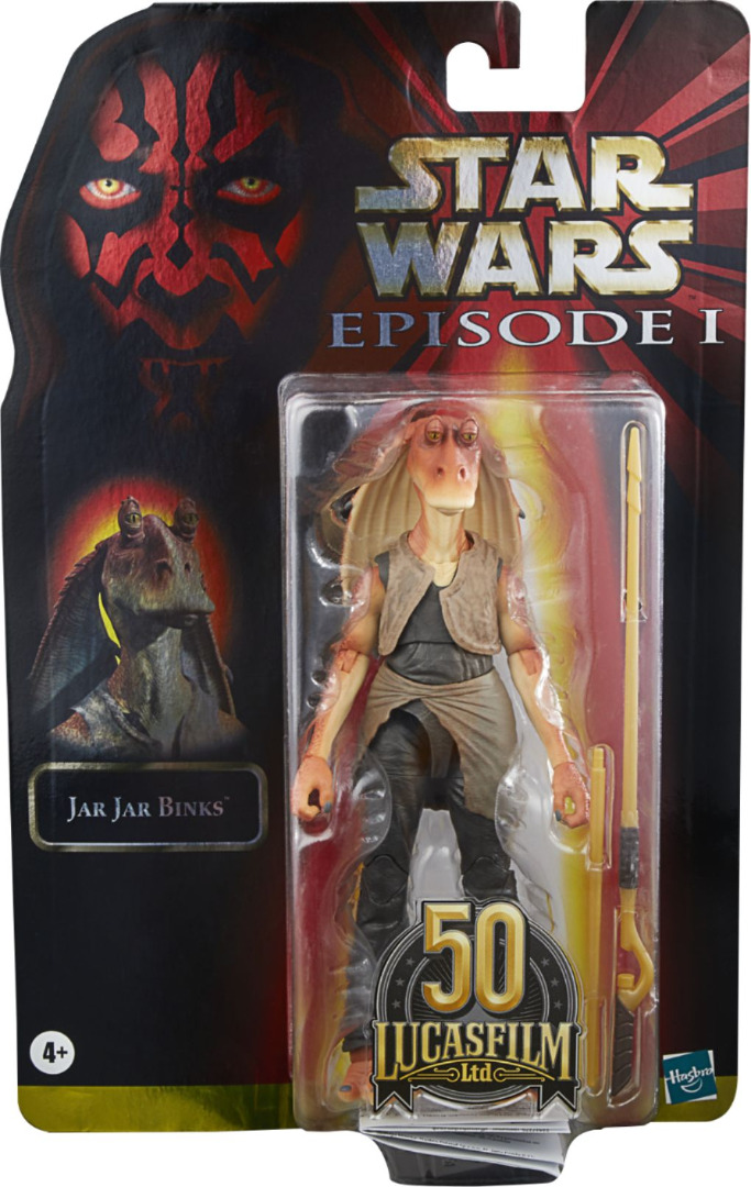 Star Wars Black Series 50th Anniversary Jar Jar Binks Action Figure 15 cm