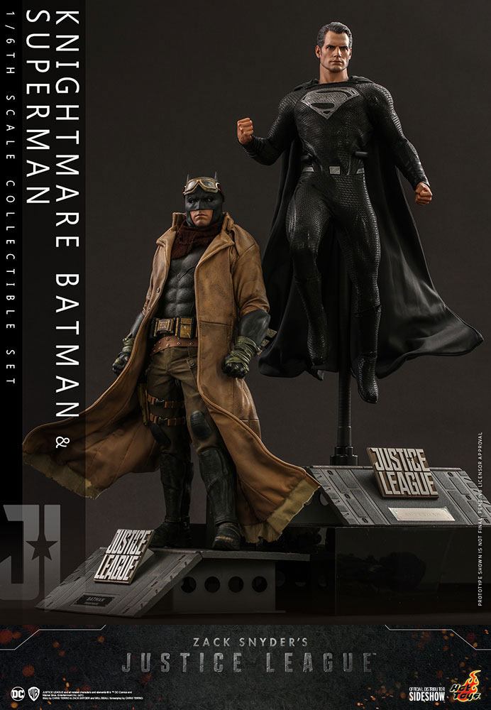 Justice League Action Figure 2-Pack 1/6 Knightmare Batman and Superman 31cm