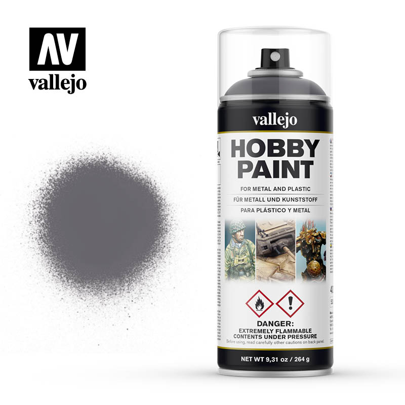 Vallejo Hobby Paint Fantasy Color Primer Gunmetal 28031