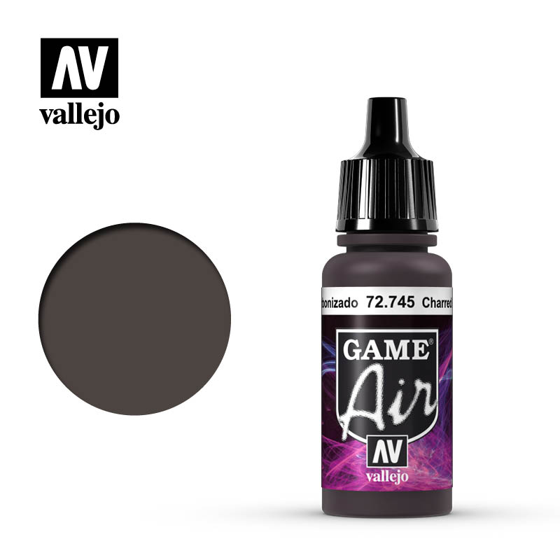 Vallejo Game Air Charred Brown 72745