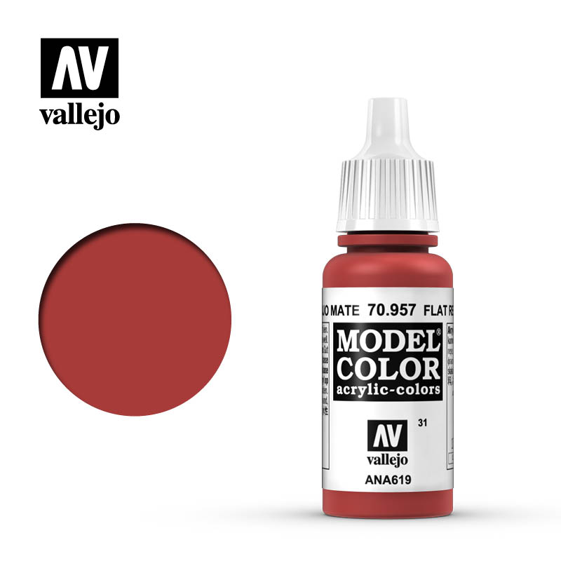 Vallejo Model Color Flat Red 70957