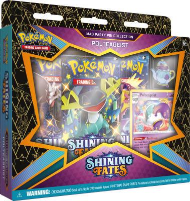 Pokémon Shining Fates Mad Party Pin Collection Polteageist (English)