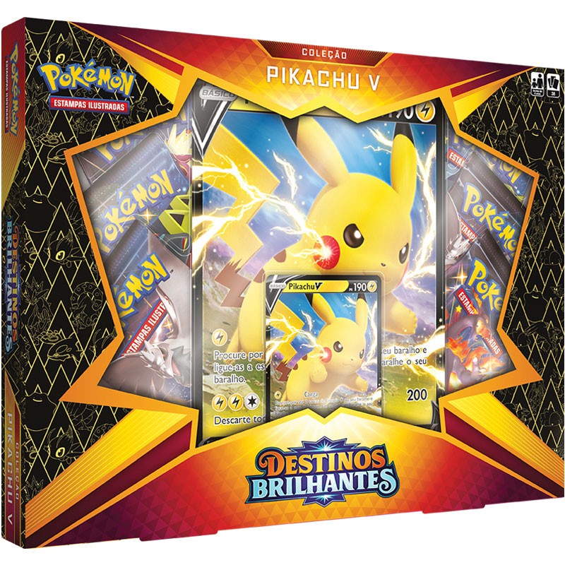Pokémon Destinos Brilhantes Coleção Pikachu V (Português)