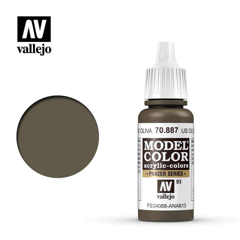 Vallejo Model Color US Olive Drab 70887