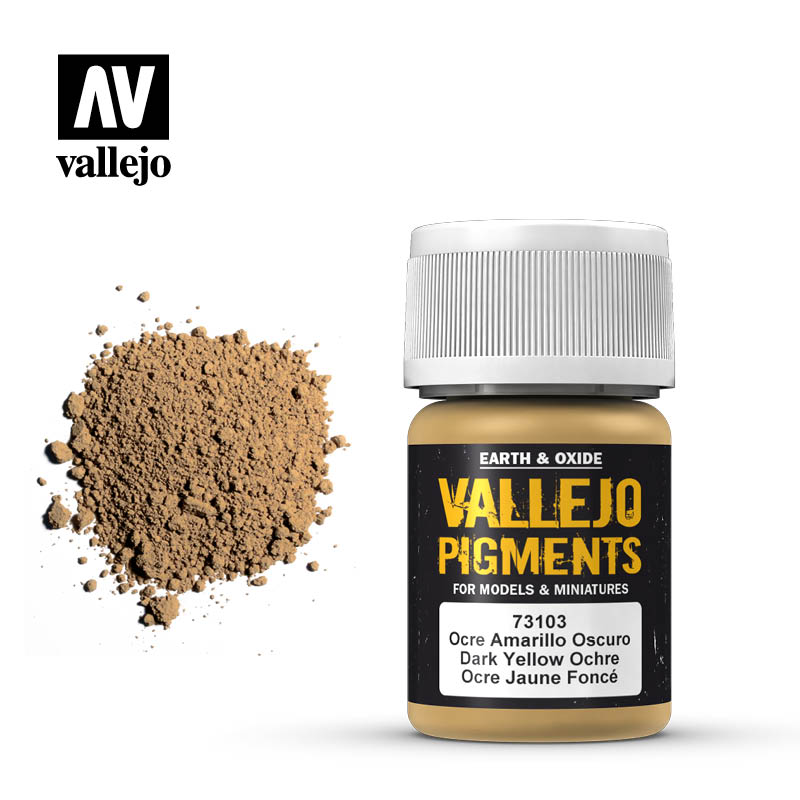 Vallejo Pigments Dark Yellow Ocre 73103 
