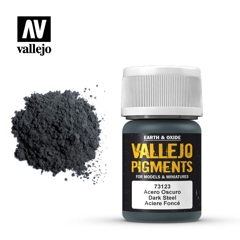 Vallejo Pigments Dark Steel 73123 