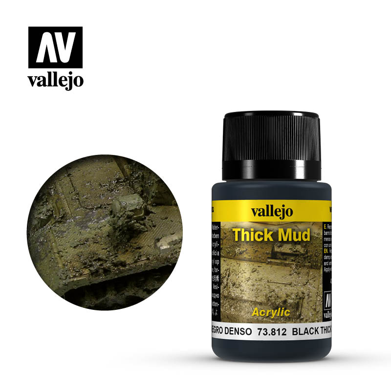 Vallejo Weathering Effects - Black Mud Thick Mud 73812