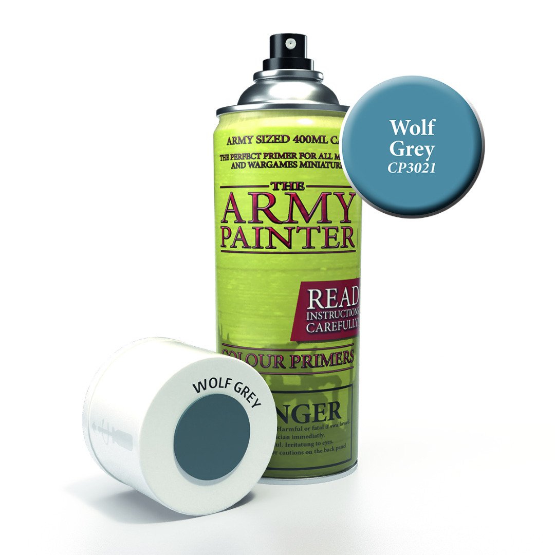 The Army Painter - Colour Primer - Wolf Grey CP3021
