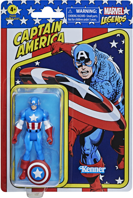 Marvel Legends Retro Captain America Action Figure 10 cm
