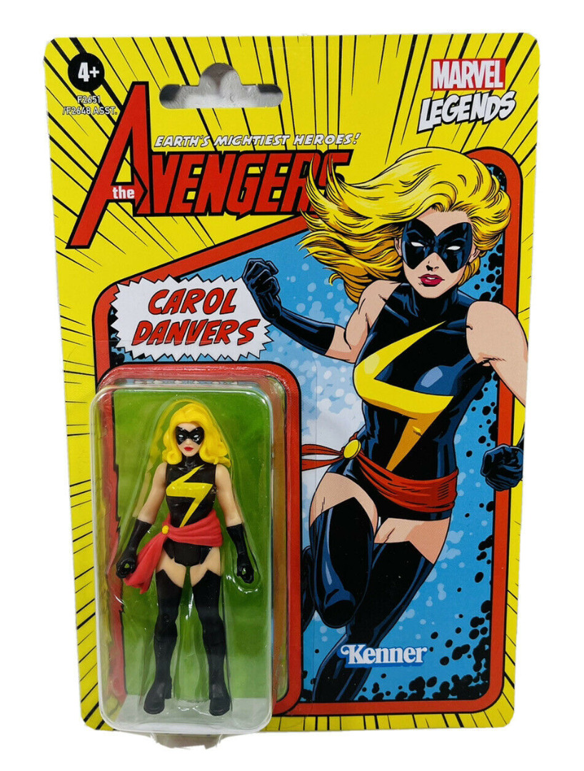 Marvel Legends Retro Carol Denvers Action Figure 10 cm