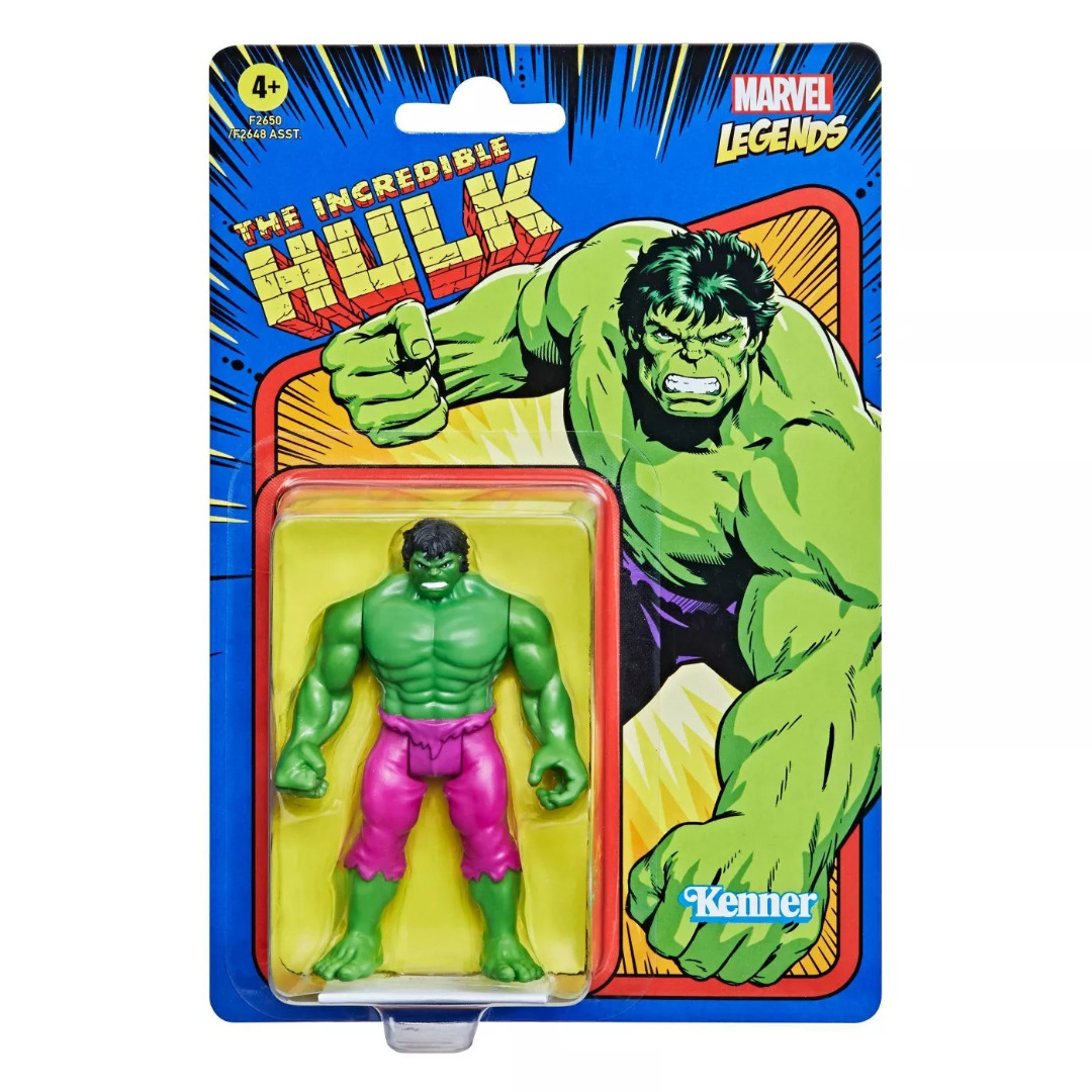 Marvel Legends Retro Hulk Action Figure 10 cm
