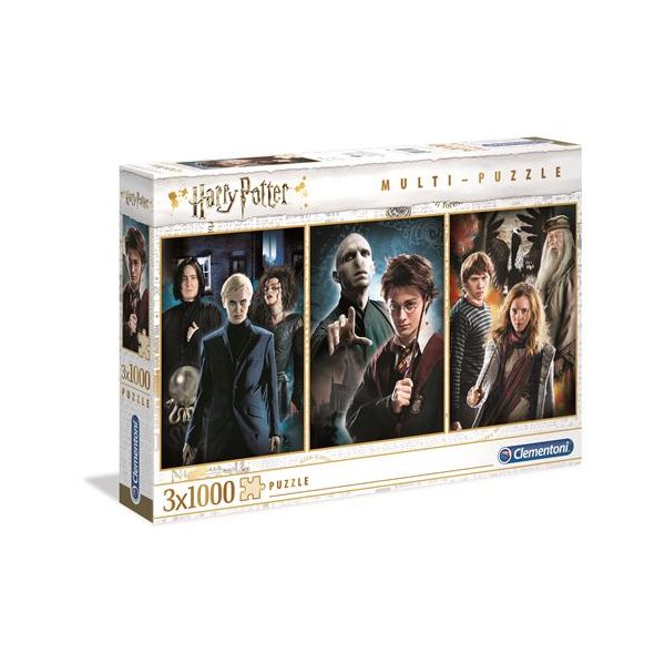 Clementoni Puzzle - Harry Potter (3x1000 pieces)
