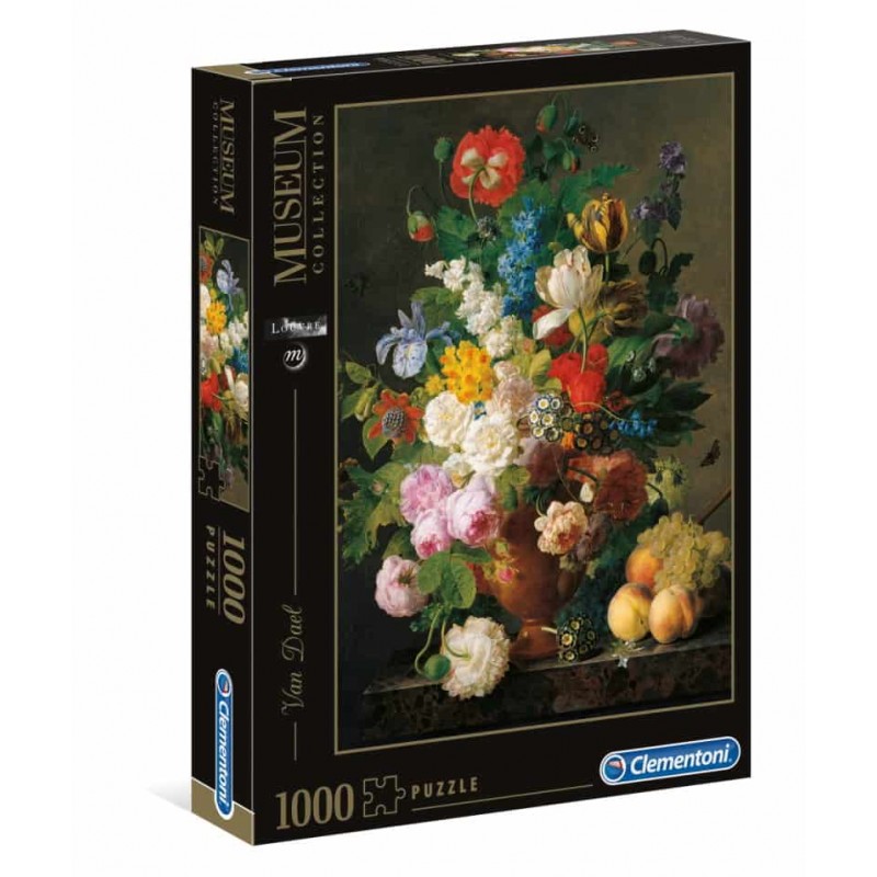 Clementoni Puzzle - Van Dael Bowl of Flowers (1000 peças)