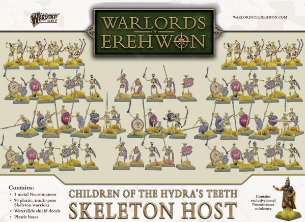 Warlords of Erehwon Children of the Hydra's Teeth - Skeleton Host 