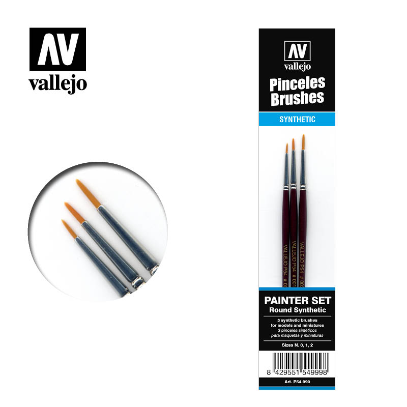 Vallejo Painter set (Round synthetic)