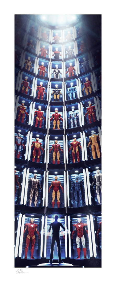Marvel: Iron Man - Hall of Armor Unframed Art Print 