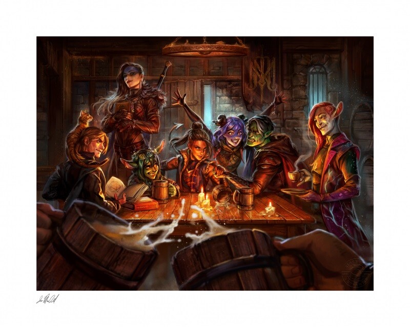 Critical Role: The Mighty Nein - This is How We Roll Unframed Art Print 
