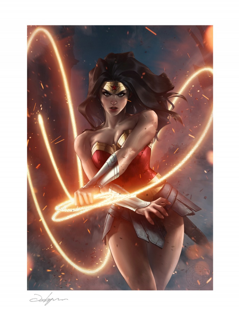 DC Comics: Wonder Woman Unframed Art Print by Jeehyung Lee 