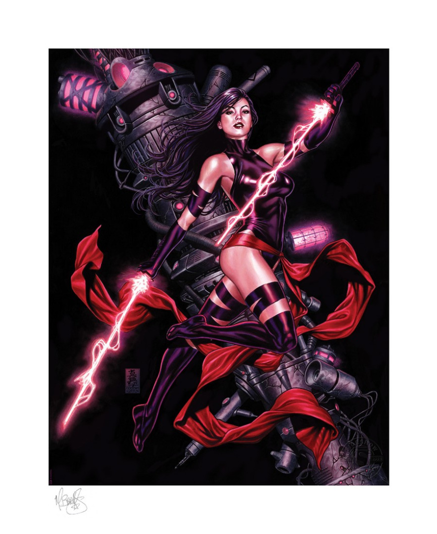 Marvel: X-Men - Psylocke Unframed Art Print by Mark Brooks 