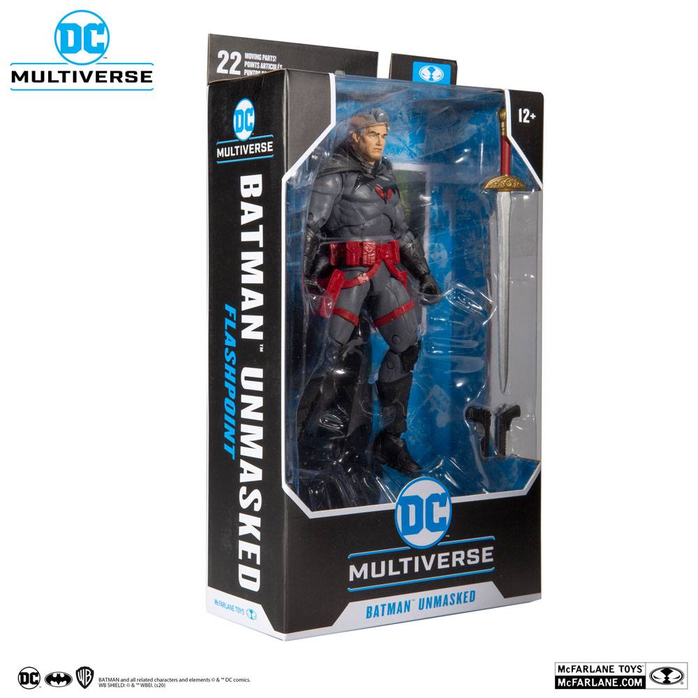 DC Multiverse Action Figure Thomas Wayne Flashpoint Batman (Unmasked) 18 cm