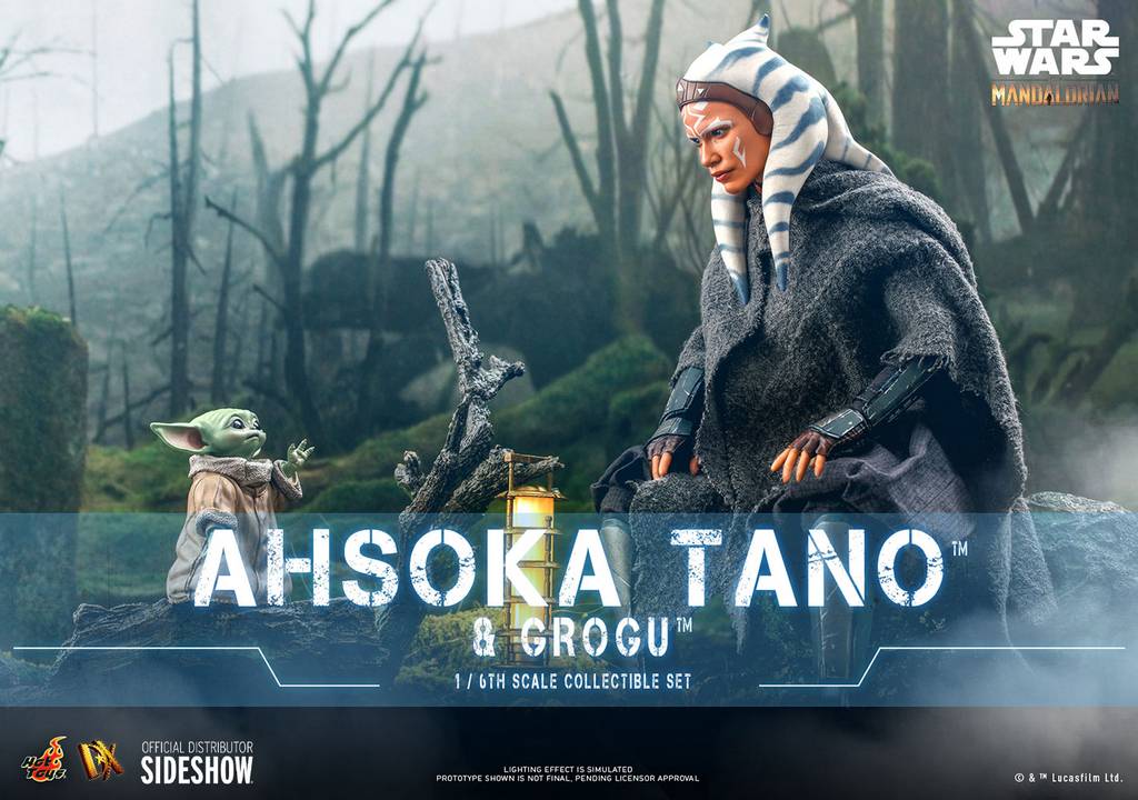 Star Wars: The Mandalorian - Ahsoka Tano and Grogu 1:6 Scale Figure Set 