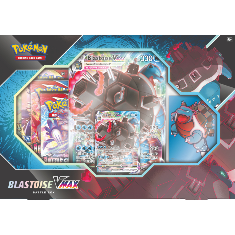 Pokémon Sword & Shield Blastoise VMAX Battle Box (English)