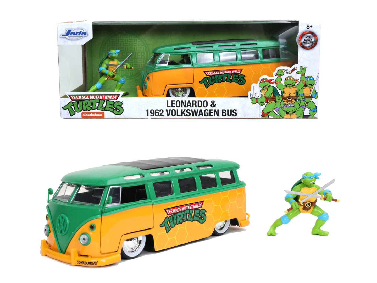 Turtles Leonardo 1962 VW Bus 1:24
