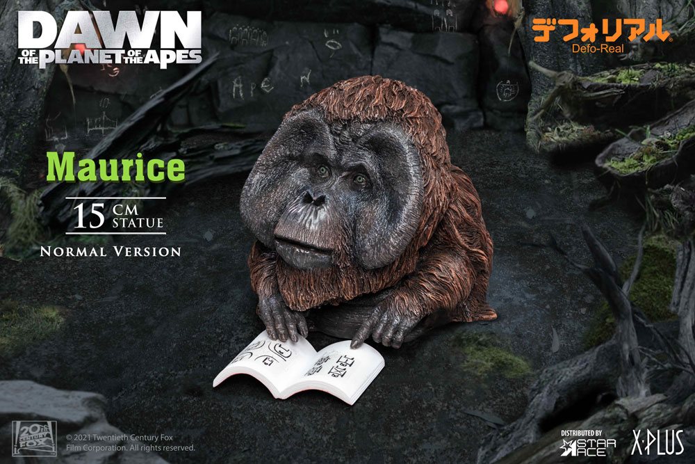 Dawn of the Planet of the Apes Real Series Soft Vinyl Statue Maurice 15 cm