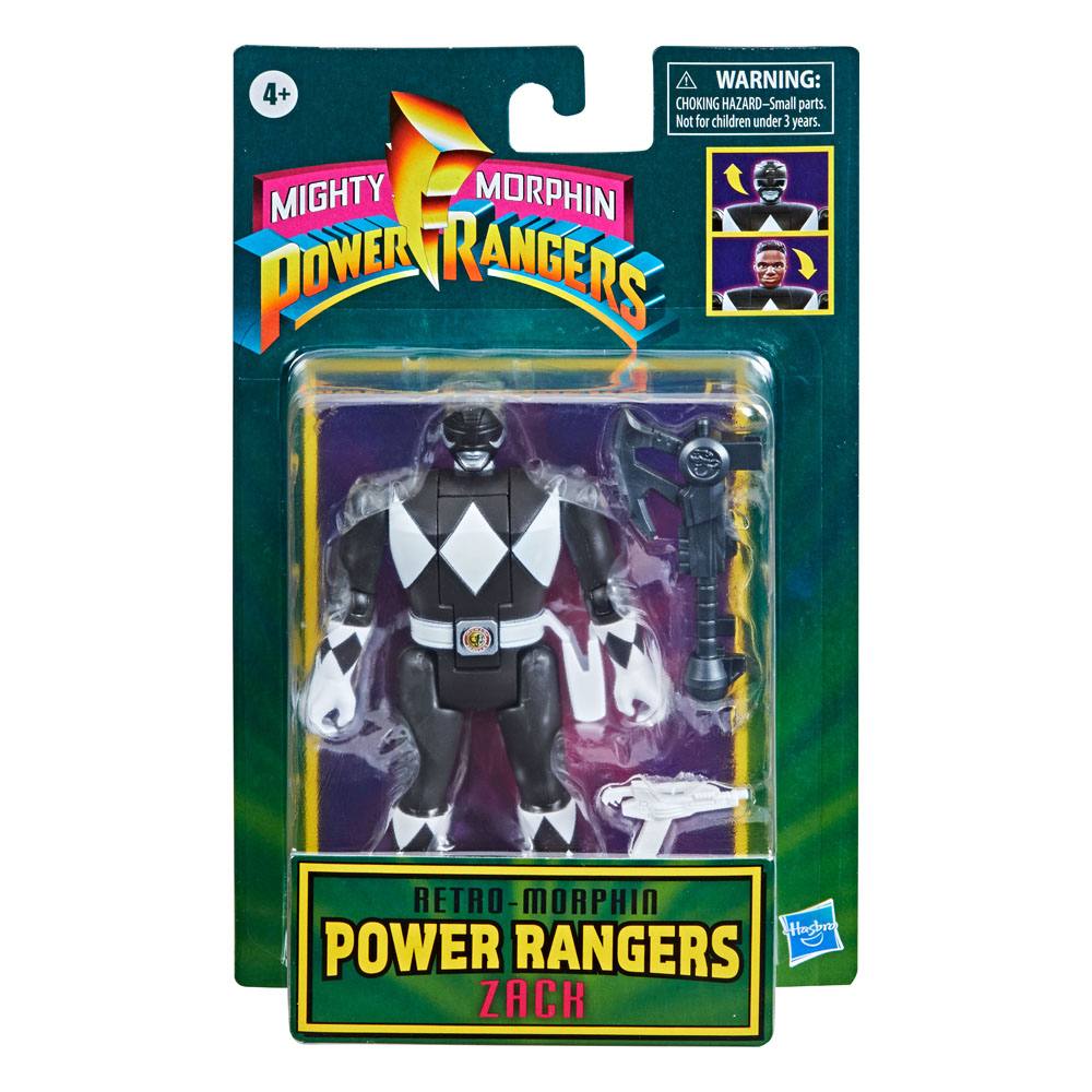Mighty Morphin Power Rangers Retro Zack Action Figure 12 cm