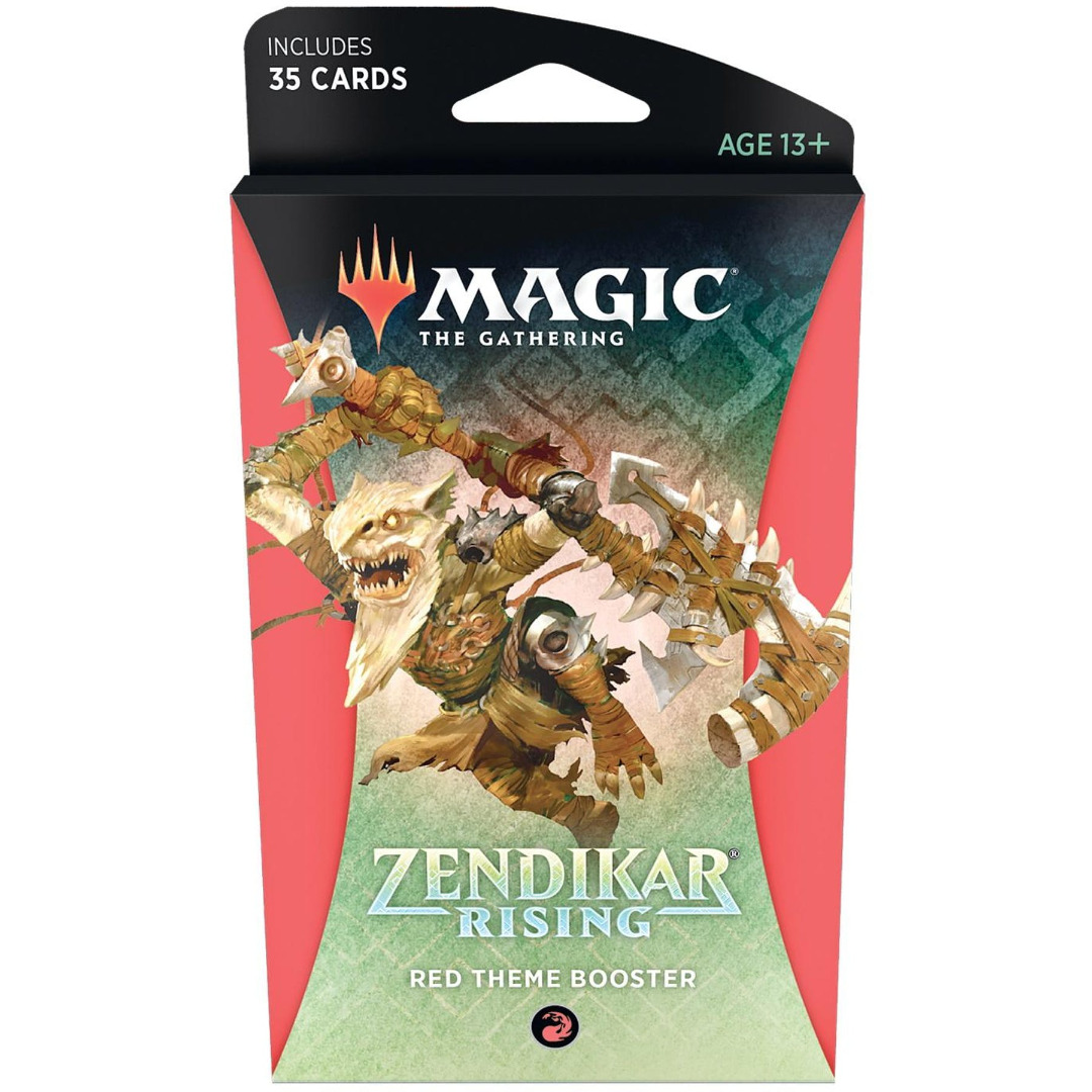 Magic the Gathering: Zendikar Rising Red Theme Booster (English)