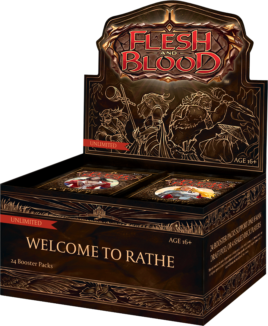 Flesh & Blood TCG - Welcome to Rathe Unlimited Booster Display (English)