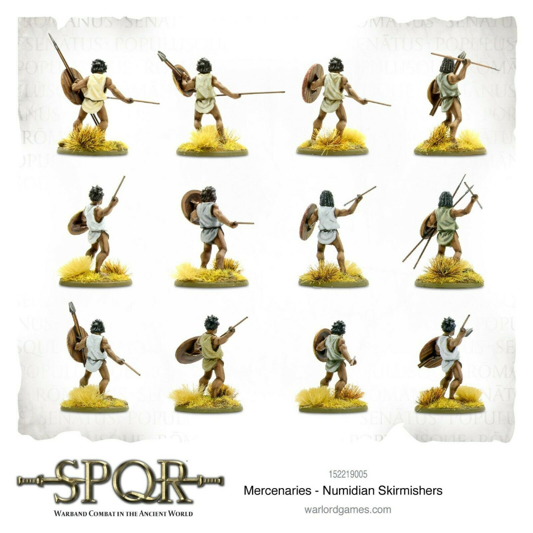 SPQR: Numidian Skirmishers Miniatures (English)