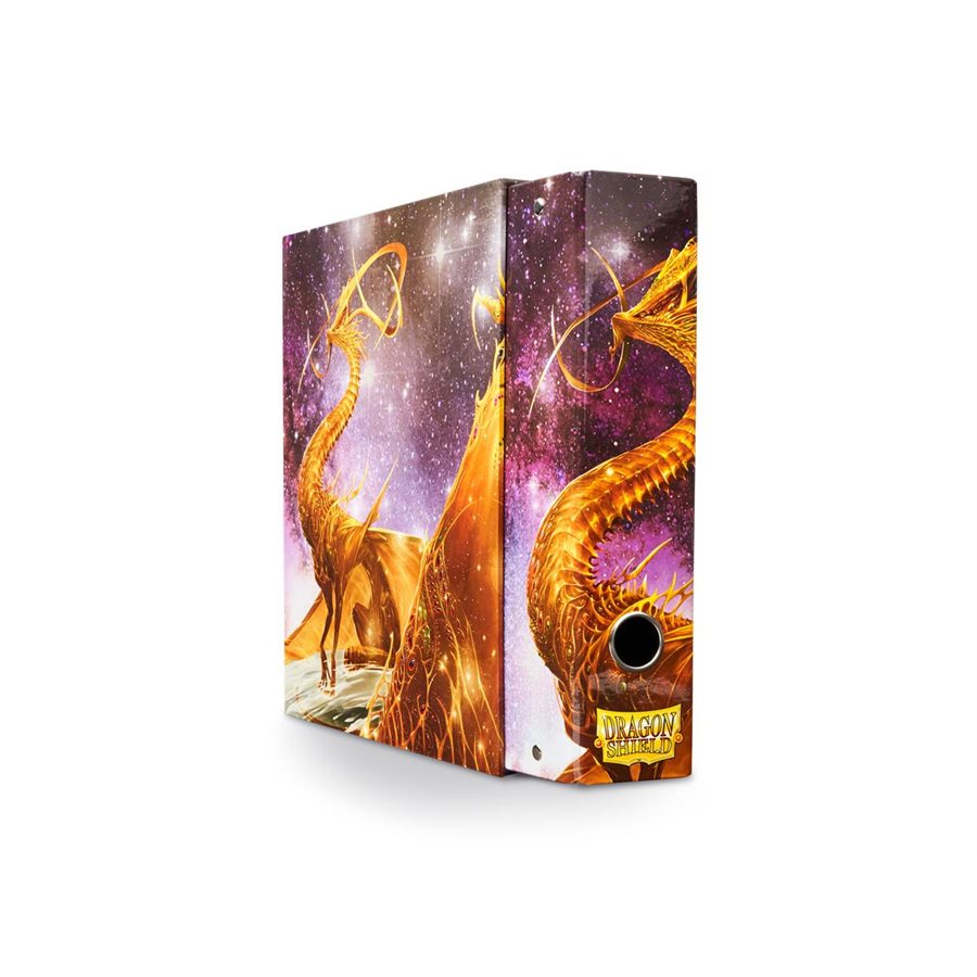 Dragon Shield Slipcase Binder - 'Glist' Gold