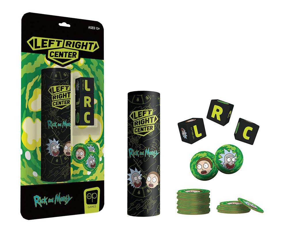 Rick and Morty Dice Game Left Right Center *English Version*