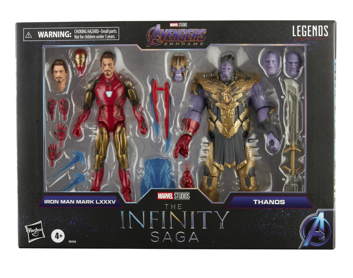Marvel Legends Series Action Figure 2-Pack 2021 Iron Man & Thanos 15 cm