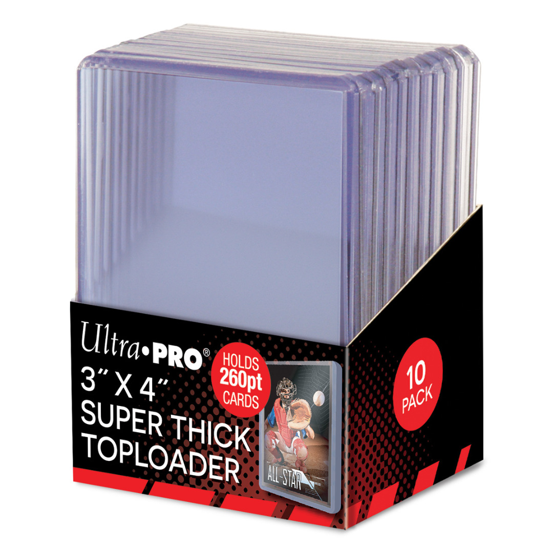 Ultra Pro - 3 x 4 Super Thick 260pt Toploader (10)