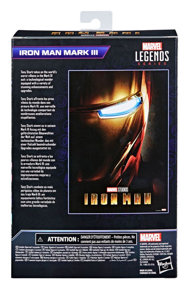 Marvel Legends Series Action Figure 2021 Iron Man Mark III (Iron Man) 15 cm