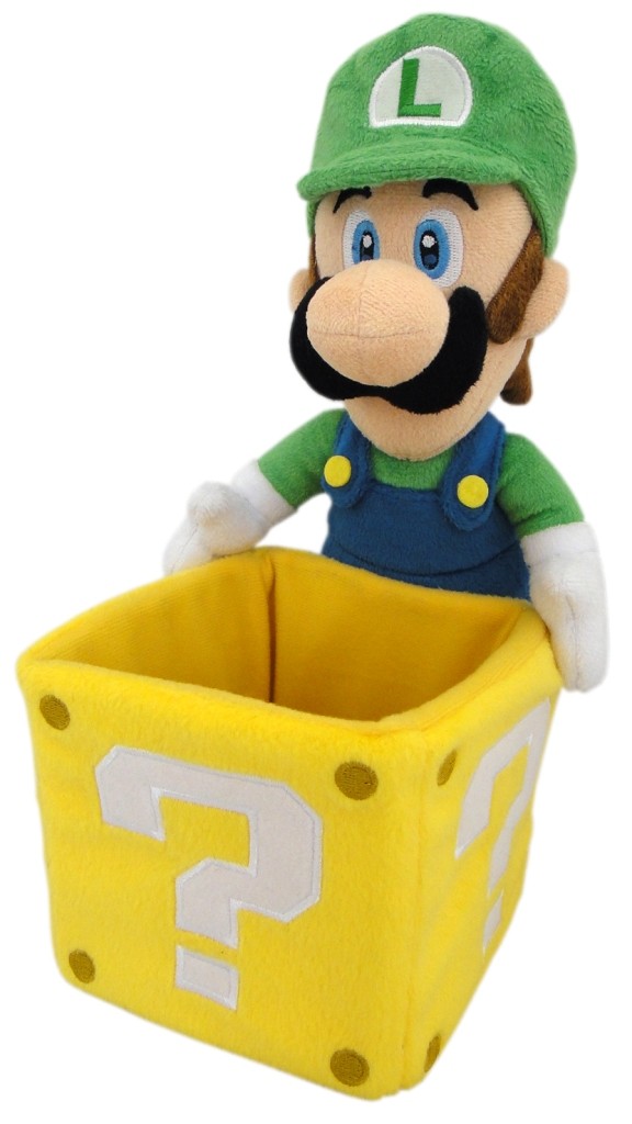 Super Mario Bros.: Luigi Coin Box 9 inch Plush 