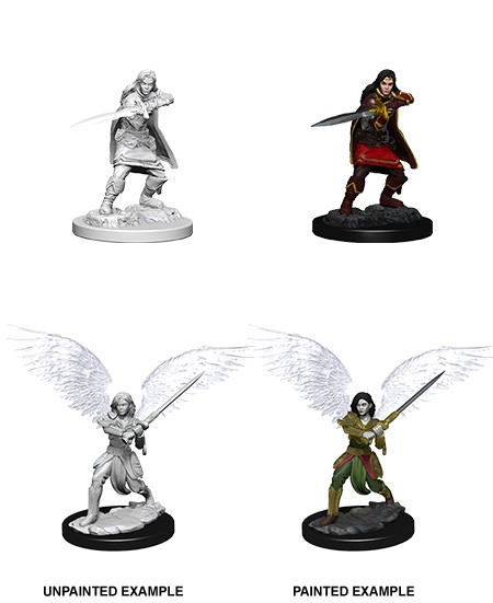  Dungeons and Dragons: Nolzur's Miniatures - Female Aasimar Fighter 