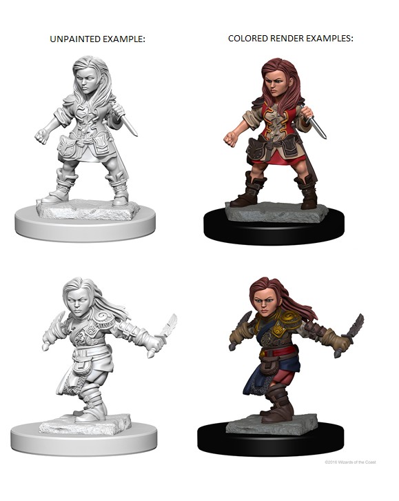 Dungeons and Dragons: Nolzur's Marvelous Miniatures - Female Halfling Rogue