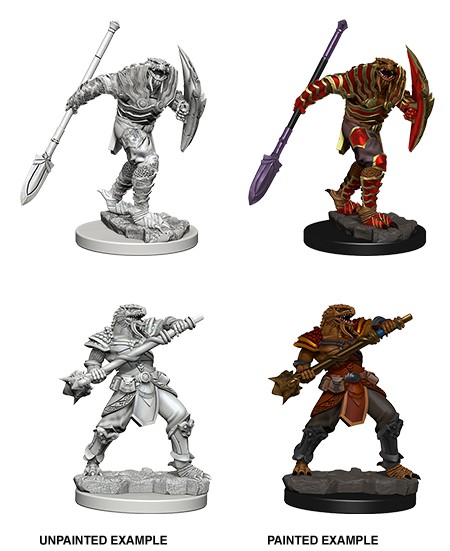 Dungeons and Dragons: Nolzur's iniatures - DragonbornMale Fighter w Spear