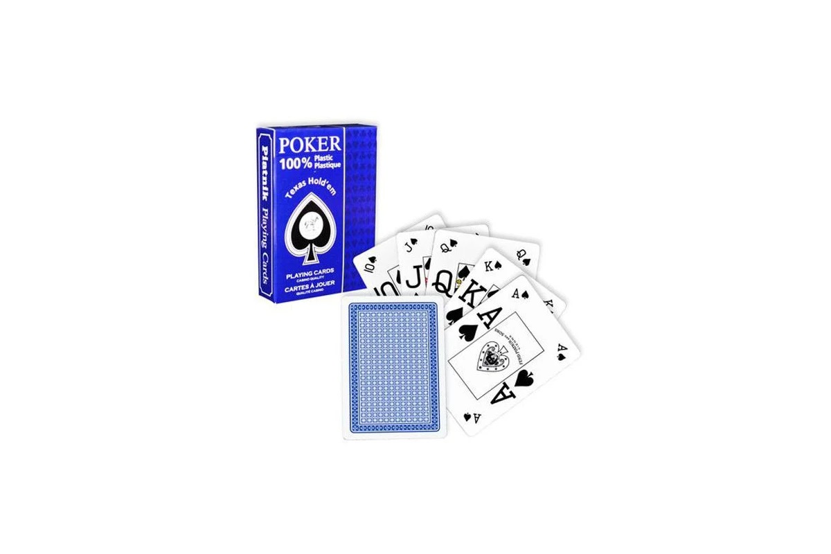 Playing Cards - Plastic Poker Texas Holdém, Corner Index