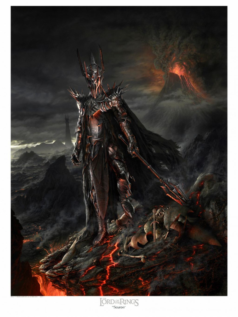 Lord of the Rings: Sauron Variant Unframed Art Print Large Size