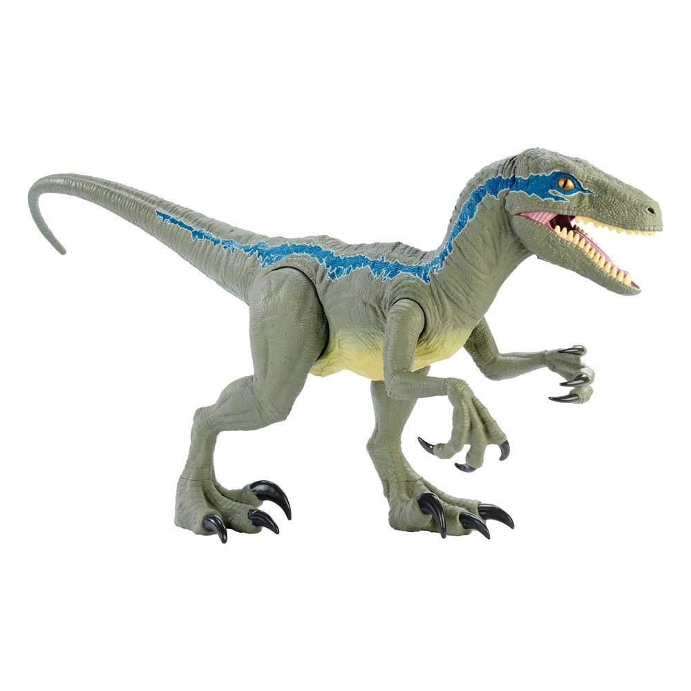 Jurassic World Rivals Action Figure Super Colossal Velociraptor Blue 45 cm