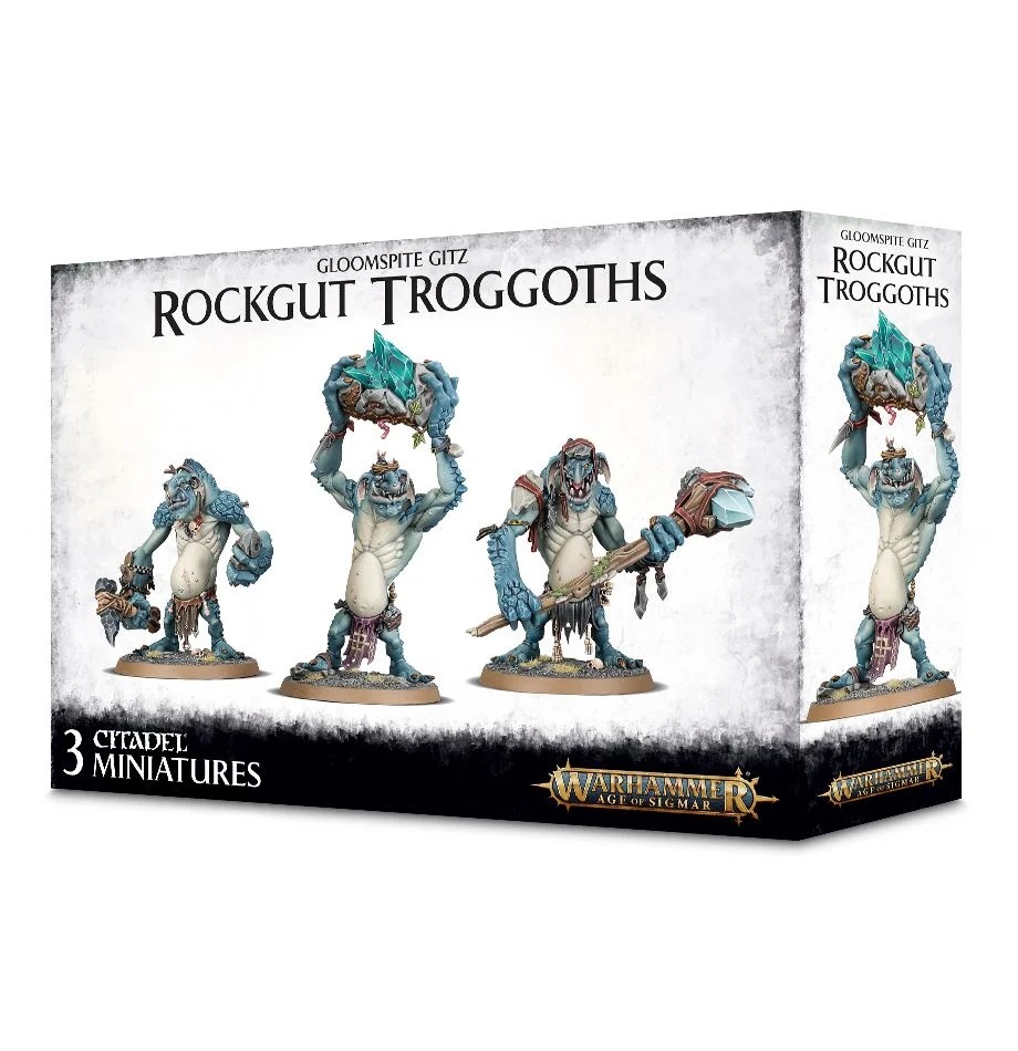 Warhammer Age of Sigmar: Rockgut Troggoths Miniatures