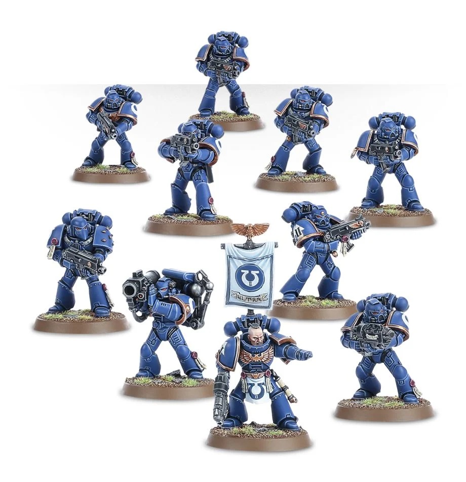 Warhammer 40,000: Space Marines Tactical Squad Miniatures