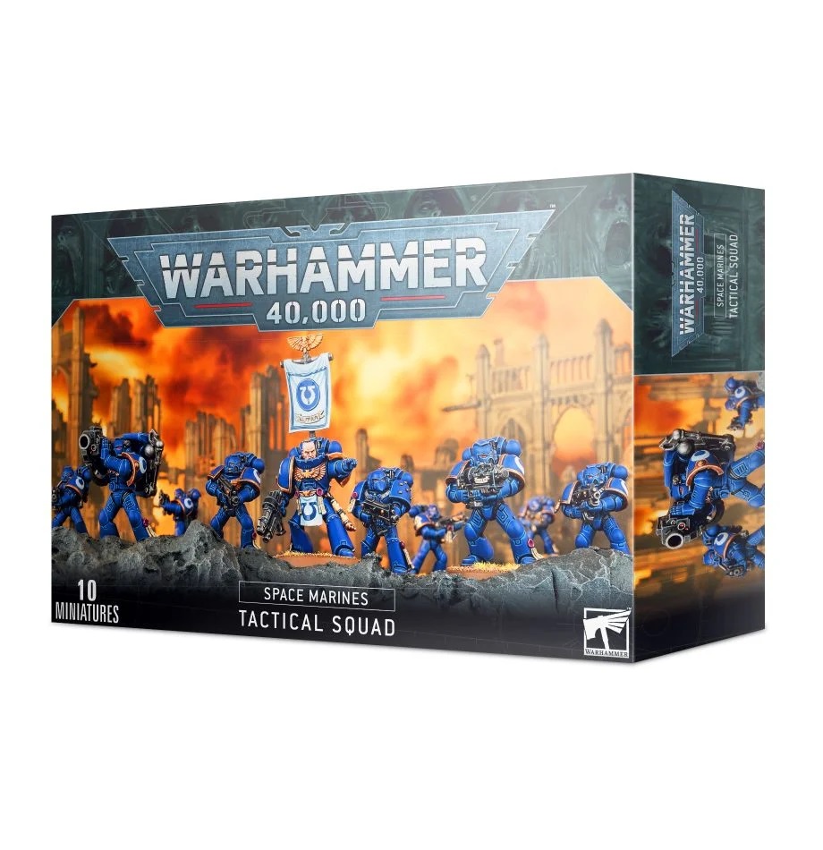 Warhammer 40,000: Space Marines Tactical Squad Miniatures